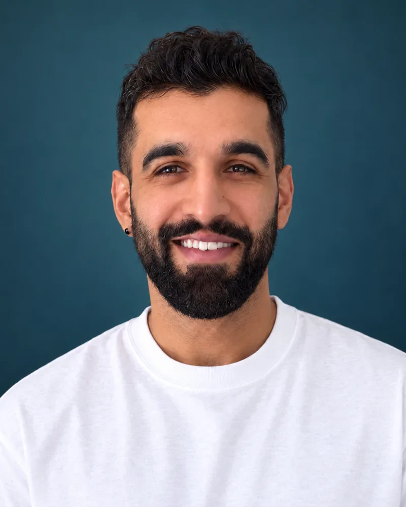 Nick Atwal smiling